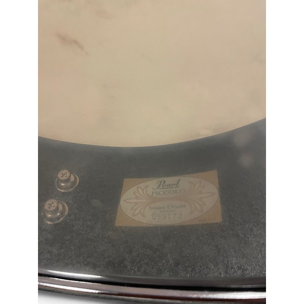 Used Pearl 14in PICCOLO Black and Silver Drum