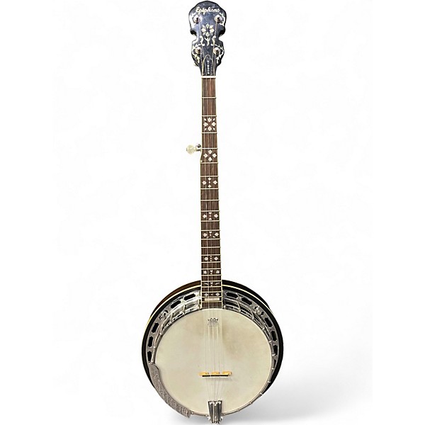 Used Epiphone Masterbuilt Natural Banjo
