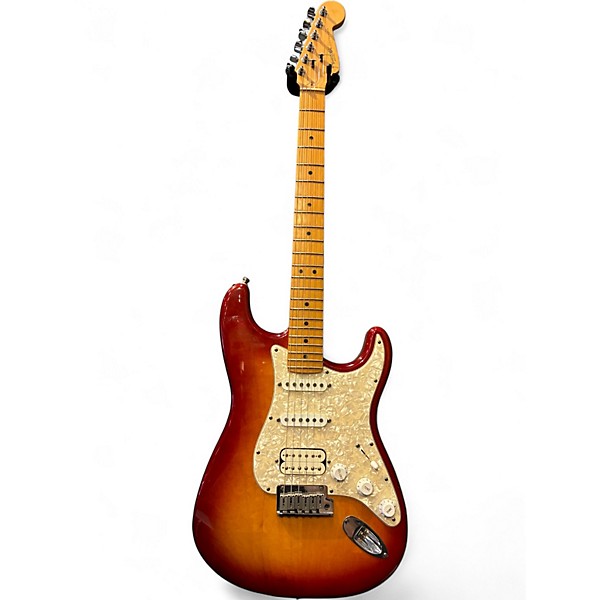 Used Fender Lonestar Stratocaster Cherry Sunburst Solid Body Electric Guitar