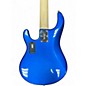 Used Sterling by Music Man Ray5 5 String Blue Electric Bass Guitar