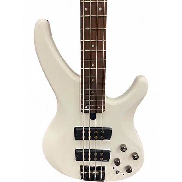 Used Yamaha TRBX304 White Electric Bass Guitar