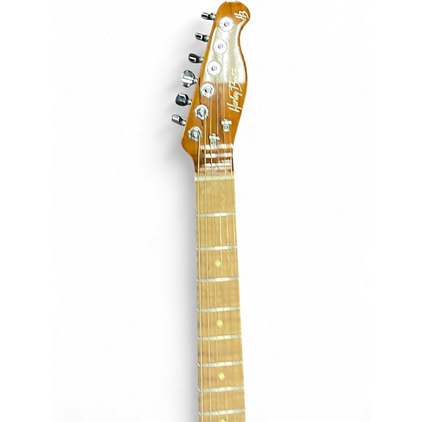 Used Harley Benton FUSION T FLAME BENGAL BURST Solid Body Electric Guitar