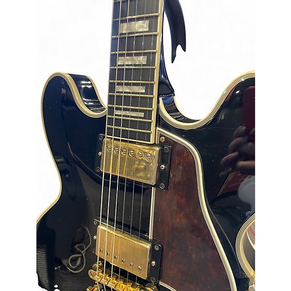 Used Epiphone BB King Lucille Black Hollow Body Electric Guitar