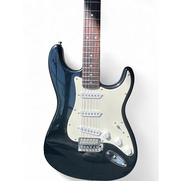 Used Squier Bullet Stratocaster Black Solid Body Electric Guitar