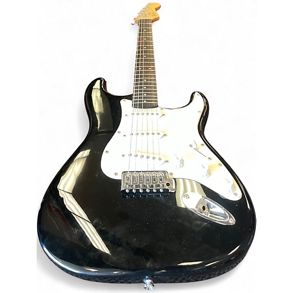 Used Squier Bullet Stratocaster Black Solid Body Electric Guitar