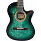 Used Ibanez GA35FMT Emerald Burst Classical Acoustic Electric Guitar