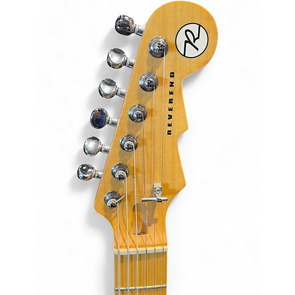 Used Reverend Club King RT Bigsby Natural Hollow Body Electric Guitar