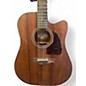 Used Ibanez AW54CE Mahogany Acoustic Electric Guitar