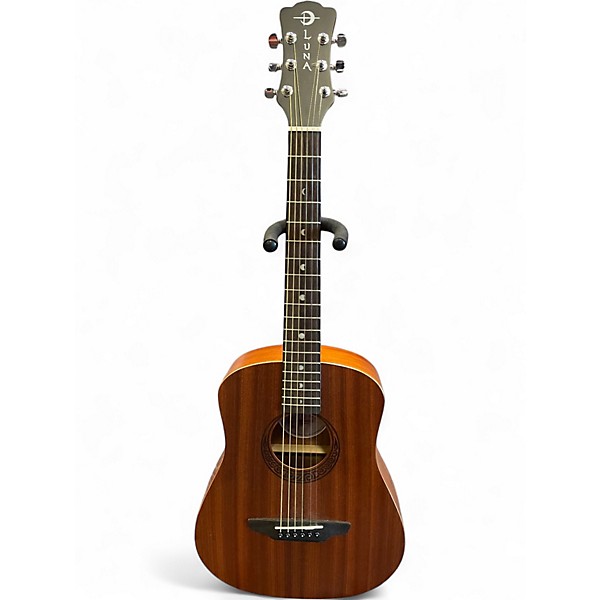 Used Luna Muse Safari 3/4 Mahogany Acoustic Guitar