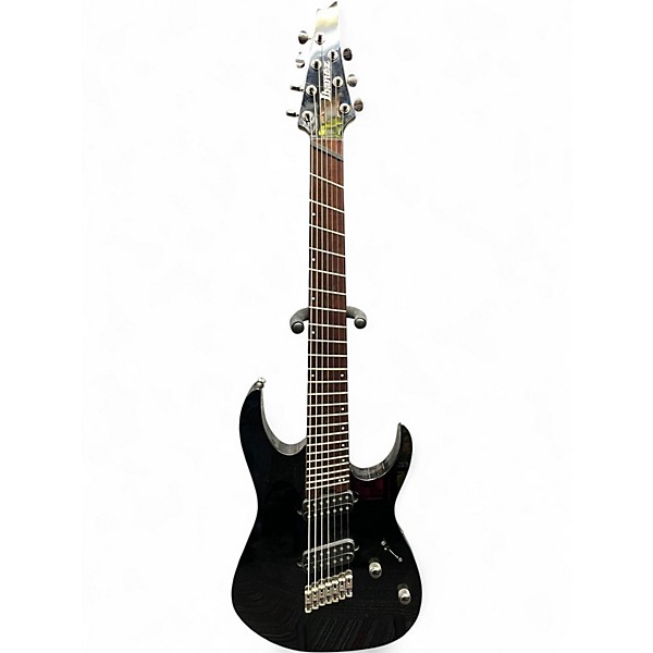 Used Ibanez RGMS7 Ebony Solid Body Electric Guitar