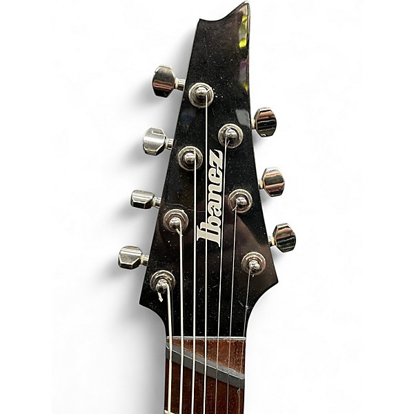 Used Ibanez RGMS7 Ebony Solid Body Electric Guitar