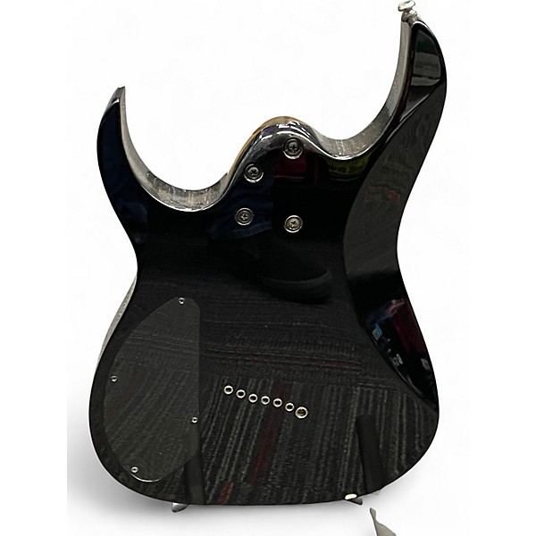 Used Ibanez RGMS7 Ebony Solid Body Electric Guitar