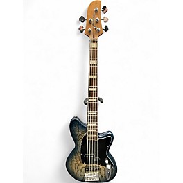 Used Ibanez TMB405TA Talman Cosmic Blue Starburst Electric Bass Guitar