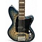 Used Ibanez TMB405TA Talman Cosmic Blue Starburst Electric Bass Guitar