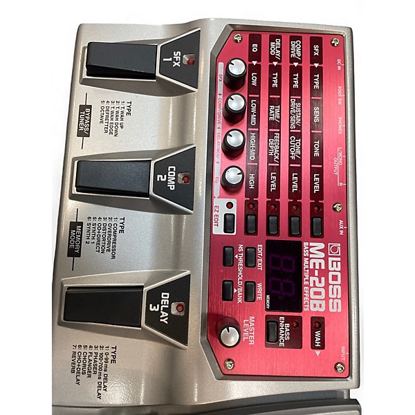 Used BOSS ME20B Bass Multi Bass Effect Pedal