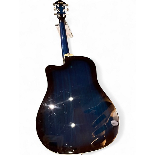 Used Ibanez V70CE Blue Burst Acoustic Electric Guitar