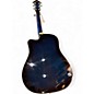 Used Ibanez V70CE Blue Burst Acoustic Electric Guitar