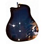 Used Ibanez V70CE Blue Burst Acoustic Electric Guitar