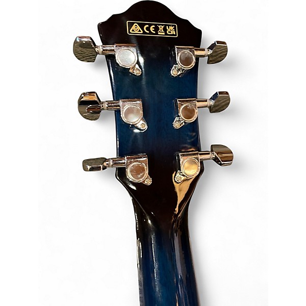 Used Ibanez V70CE Blue Burst Acoustic Electric Guitar