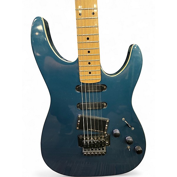 Vintage 1988 Kramer 615ST Teal Solid Body Electric Guitar