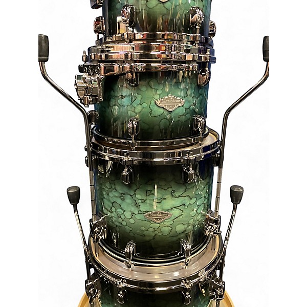 Used TAMA 6 Piece Starclassic Performer molten steel blue burst Drum Kit