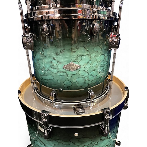 Used TAMA 6 Piece Starclassic Performer molten steel blue burst Drum Kit