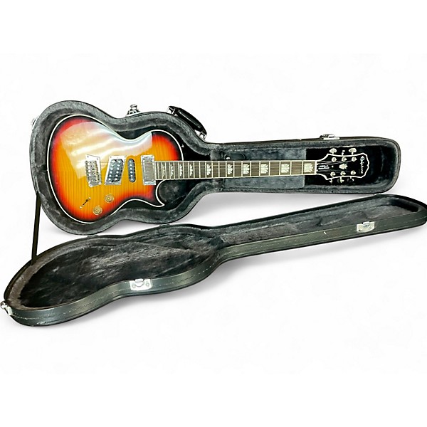 Used Epiphone Nighthawk Custom Reissue 2 Color Sunburst Solid Body Electric Guitar