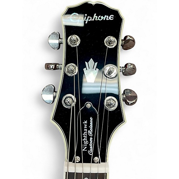 Used Epiphone Nighthawk Custom Reissue 2 Color Sunburst Solid Body Electric Guitar