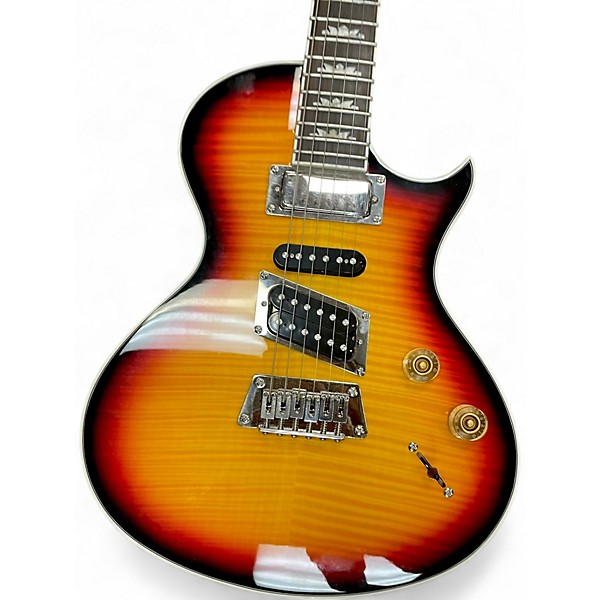 Used Epiphone Nighthawk Custom Reissue 2 Color Sunburst Solid Body Electric Guitar