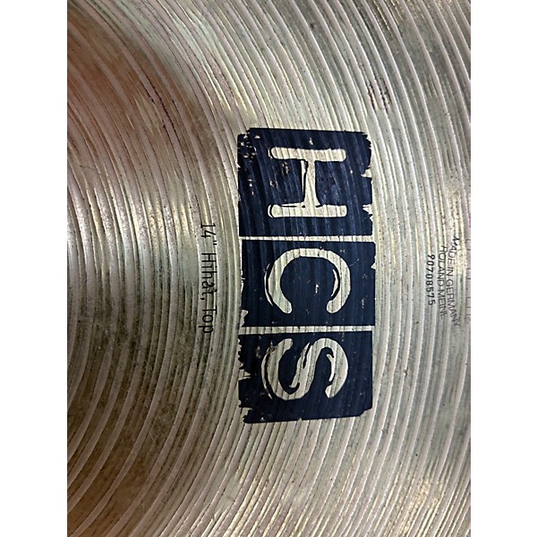 Used MEINL 14in HCS Hi Hat Top Cymbal