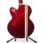 Used Ibanez AFS80T Artcore Red with White Stripes Hollow Body Electric Guitar