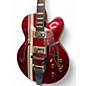 Used Ibanez AFS80T Artcore Red with White Stripes Hollow Body Electric Guitar