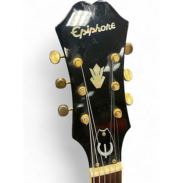 Used Epiphone Riviera Custom P93 Red Hollow Body Electric Guitar