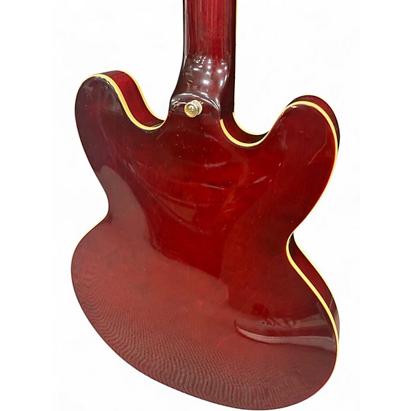 Used Epiphone Riviera Custom P93 Red Hollow Body Electric Guitar