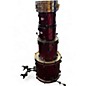 Used Pearl 5 Piece Vision CRIMSON RED Drum Kit