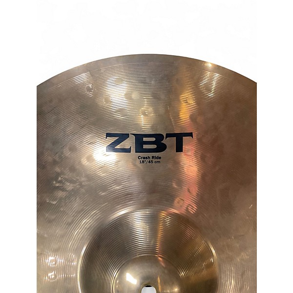 Used Zildjian 18in ZBT Crash Ride Cymbal
