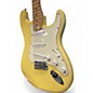Used Fender Standard Stratocaster Yellow Solid Body Electric Guitar