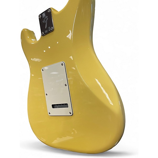 Used Fender Standard Stratocaster Yellow Solid Body Electric Guitar