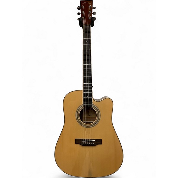 Used Zager ZAD50CE Natural Acoustic Electric Guitar