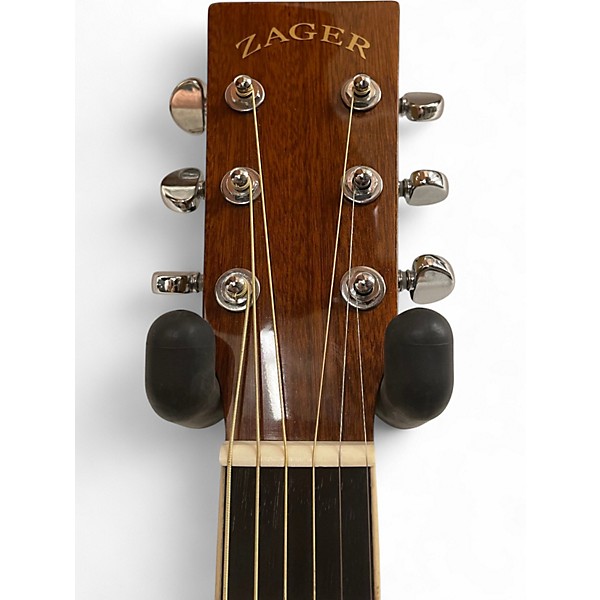 Used Zager ZAD50CE Natural Acoustic Electric Guitar