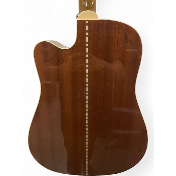 Used Zager ZAD50CE Natural Acoustic Electric Guitar