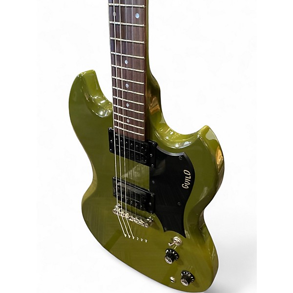 Used Guild S100 Green Solid Body Electric Guitar