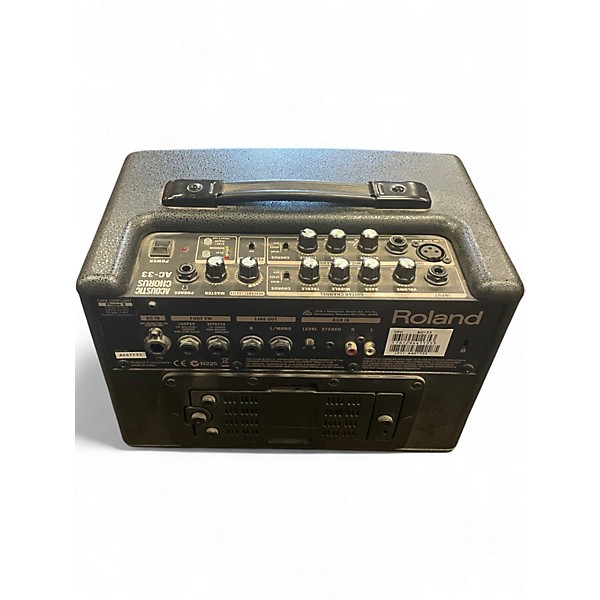 Used Roland AC33 30W Stereo Acoustic Guitar Combo Amp