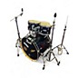 Used Pearl 4 Piece Export Black and Silver Drum Kit thumbnail