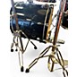 Used Pearl 4 Piece Export Black and Silver Drum Kit