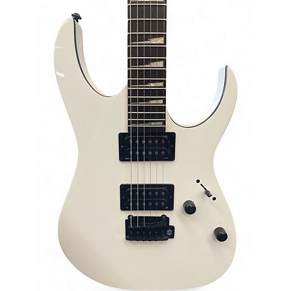Used Ibanez GIO GRGR12EX White Solid Body Electric Guitar