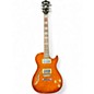 Used Ibanez AXD81 Amber Hollow Body Electric Guitar