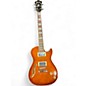 Used Ibanez AXD81 Amber Hollow Body Electric Guitar