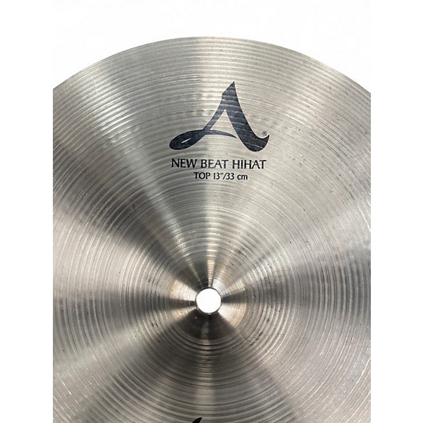 Used Zildjian 13in A NEW BEAT HI HAT TOP Cymbal