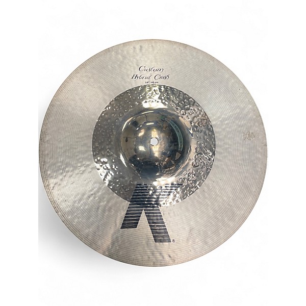 Used Zildjian 18in K CUSTOM HYBRID CRASH Cymbal